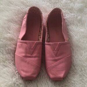 TOMS Bubble Gum Pink Loafers